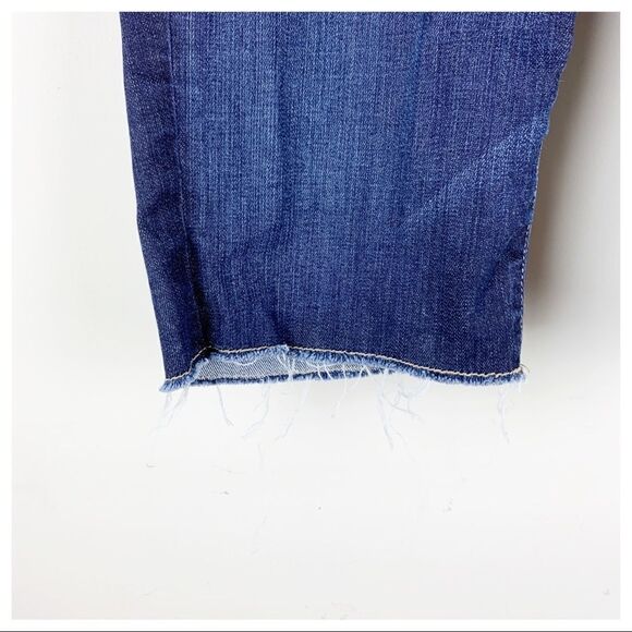 Paige Cutoff Stretch Denim Bermuda Jean Shorts Sz 26 - Picture 7 of 14